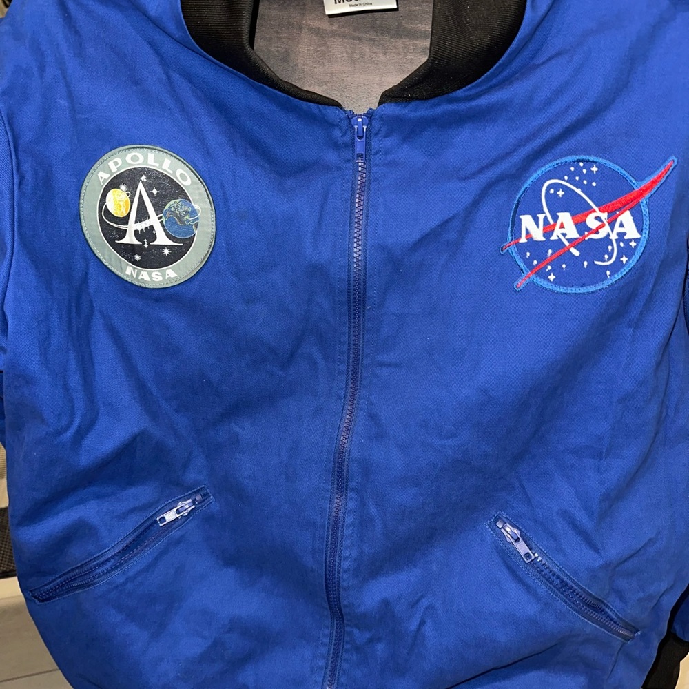 Blue Men's Jacket - Picture 2 of 5